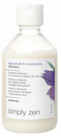 Simply Zen Age Benefit & moisturizing Shampoo hydratační šampon pro barevné nebo mírně suché vlasy