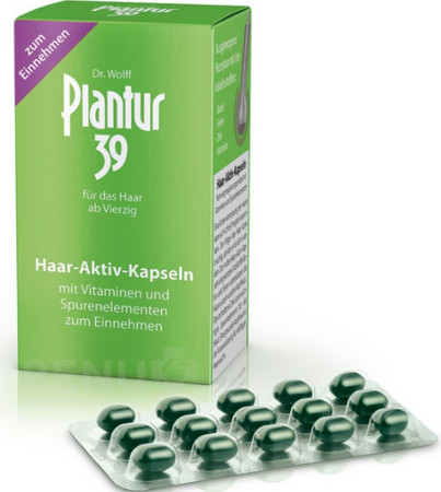 Plantur 39 Active Hair Capsules dietary supplement with biotin for hair