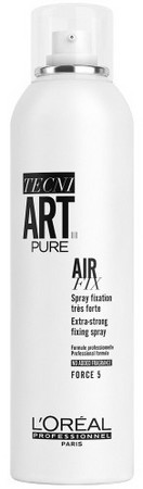 L'Oréal Professionnel Tecni.Art Air Fix Pure extra silný lak bez parfemace