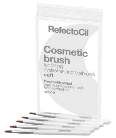 RefectoCil Cosmetic Brush Soft Kosmetikpinsel silber/weich