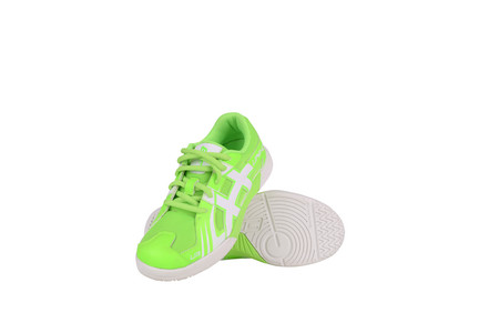 Unihoc Shoe U3 Junior Unisex neon green Sálová obuv