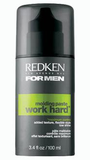 Redken For Men Work Hard Paste modelovací pasta pro extra lesk a kontrolu