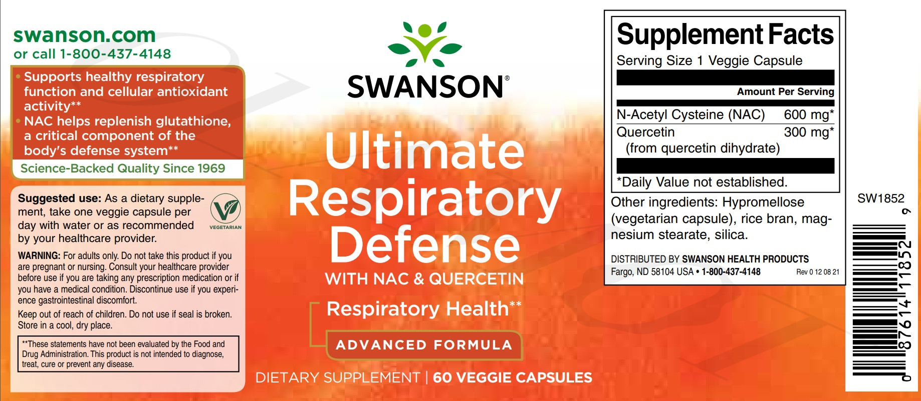 Swanson Ultimate Respiratory Defense Respiratory Health Glamot