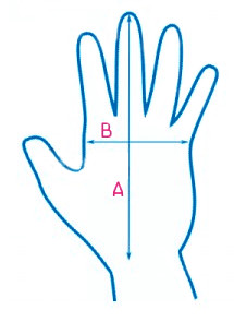 Měření ruky