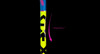 Floorball stick X3M TWIST Xplode Jr1