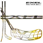 Floorball-Stick Exel DOUBLECURVE 2.7 GOLD CHROME round