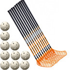 Set florbalek X3M Campus 32 10 míčků