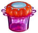 Oranžový kartáč ve fialovém květináčku TANGLE TEEZER Magic Flowerpot Popping Purple