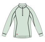 Mid-shirt Mizuno Thermo Half Zip L / S W - Sale