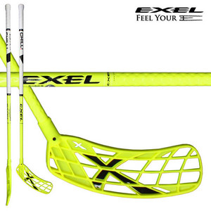 Florbalová hokejka Exel CHILL 2.5 Yellow - výpredaj