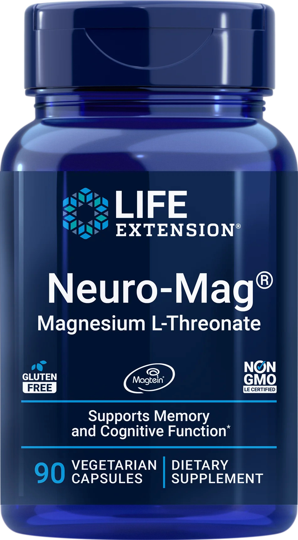 Life Extension Neuro-Mag® Magnesium L-Threonate 90 ks, kapsle, Bez příchutě