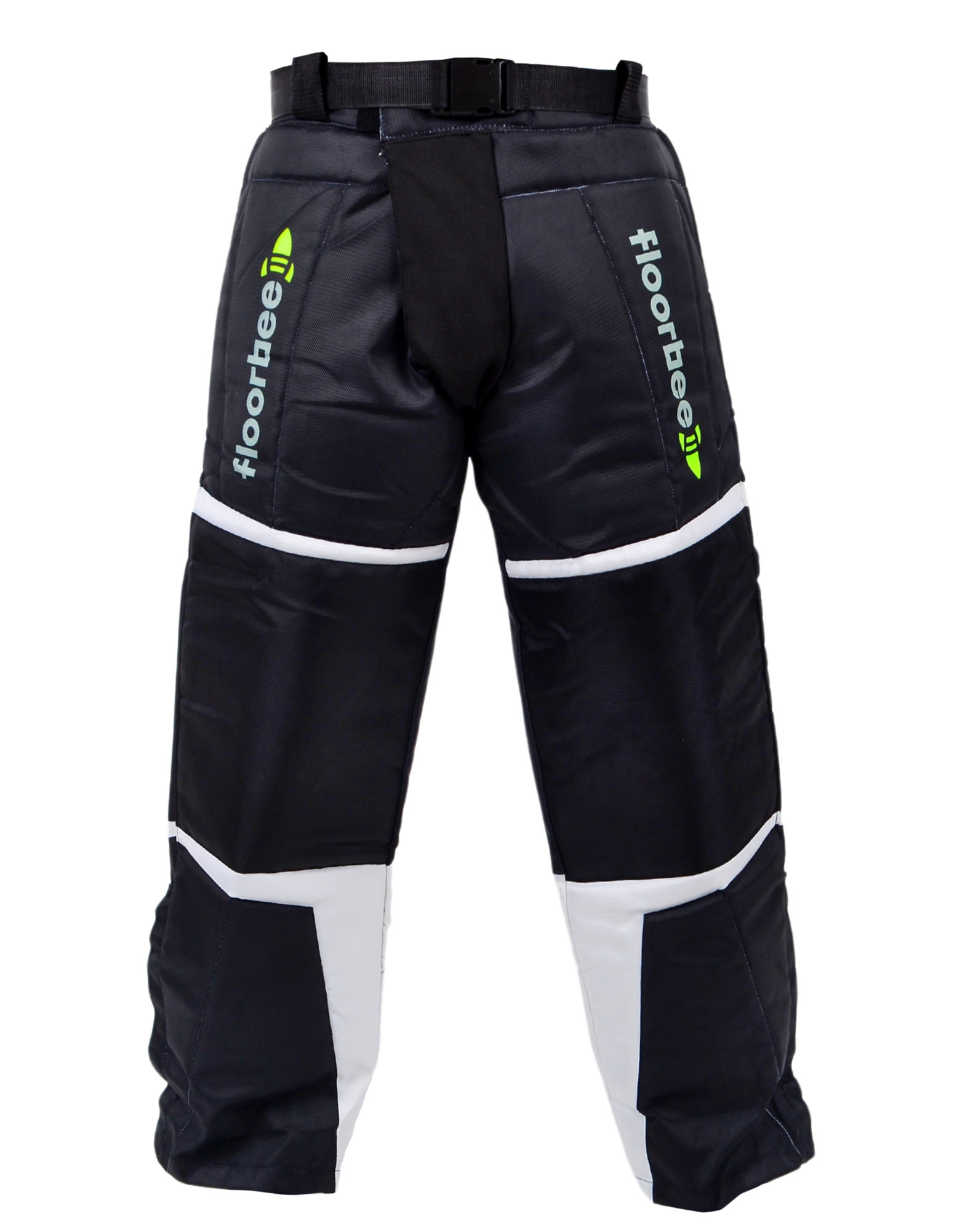 FLOORBEE Goalie Armor Pants 3.0 - black/white 140 cm, černá / bílá