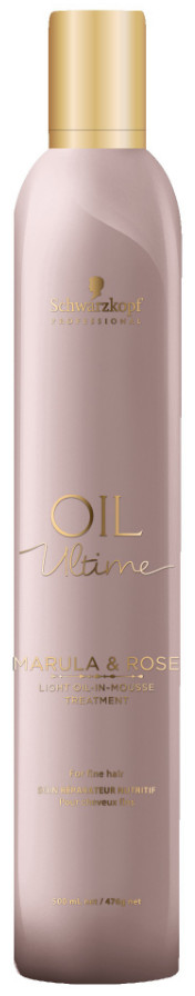 Schwarzkopf Professional Oil Ultime Marula & Rose Light Oil-In-Mousse Treatment 500ml