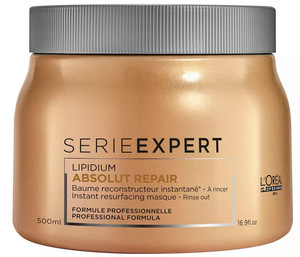 Obrázok L’Oréal Professionnel Serie Expert Absolut Repair Gold Quinoa + Protein regeneračná maska  pre poškodené vlasy 500 ml