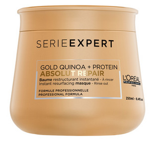 Obrázok L’Oréal Professionnel Serie Expert Absolut Repair Gold Quinoa + Protein intenzívna regeneračná maska pre veľmi poškodené vlasy 250 ml