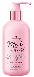 Obrázok Schwarzkopf Professional Mad About Lengths čistiaci šampón pre všetky typy vlasov pre polodlhé až dlhé vlasy 300 ml