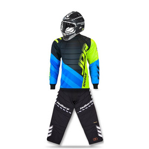 Jadberg Easy 2 set with HELMET S, černá / modrá / žlutá
