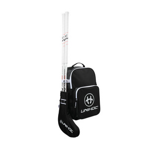 Unihoc Backpack TACTIC (with stick holder) black/white černá / bílá