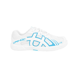 Obrázok Unihoc Shoe U3 Junior Unisex white/blue biela / modrá, UK 3,5, EU 36, US 4,5, 23 cm