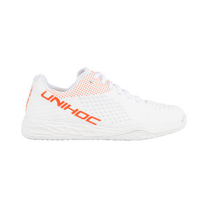 Obrázok Unihoc Shoe U5 PRO LowCut Women white/coral biela / pranžová, UK 6¾, EU 40,5, US 7¾, 25,7 cm