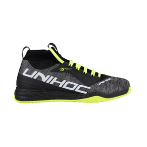 Obrázok Unihoc Shoe U5 PRO MidCut Men grey/yellow šedá / žltá, UK 7,5, EU 41,5, US 8,5, 27 cm