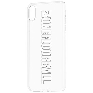 Zone floorball iPhone XS MAX cover ZONE transparentní čirá