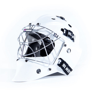 BlindSave Goalie mask ORIGINAL bílá, Senior - 52 cm a více, chromová