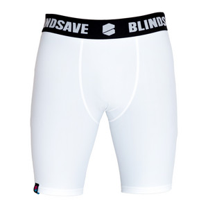 BlindSave Compression shorts XS, bílá