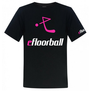 Necy Eddy eFloorball Profi T-Shirt 2.0 L, černá