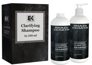 Brazil Keratin Clarifying Shampoo 2x550ml, EXP. 12/2023