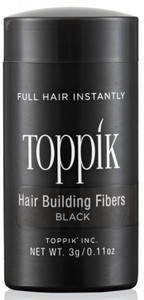 Toppík Hair Building Fibers 3g, Černá