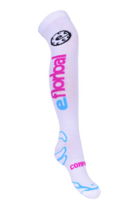Necy Eddy eFloorball Compress socks EU 40-42, bílá