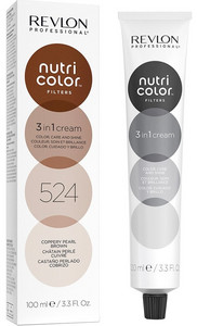 Revlon Professional Nutri Color Filters 100ml, 524 copper pearl brown
