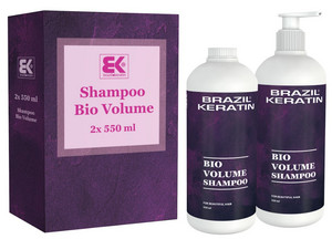 Brazil Keratin Bio Volume Shampoo 2x550ml, EXP. 12/2023