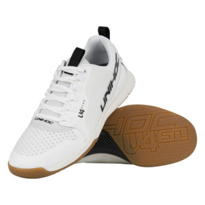 Unihoc Shoe U4 PLUS Men white/bl bílá / černá, UK 6,5, EU 40, US 7,5, 25,25 cm