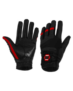 Zone floorball Gloves PRO black/red XL, černá / červená