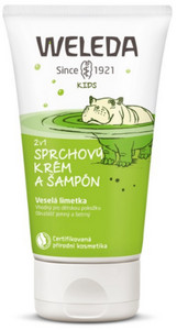 Weleda Kids 2in1 Shower & Shampoo 150ml, Veselá limetka