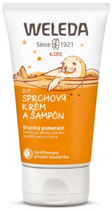 Weleda Kids 2in1 Shower & Shampoo 150ml, Šťastný pomeranč