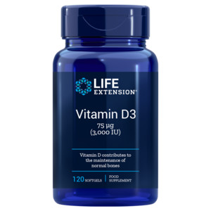 Obrázok Life Extension Vitamin D3 120 ks