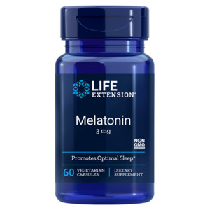 Life Extension Melatonin 60 ks, kapsle, 3 mg, EXP. 04/2024
