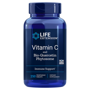 Life Extension Vitamin C and Bio-Quercetin Phytosome 250 ks, tablety