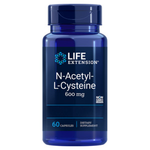 Life Extension N-Acetyl-L-Cysteine (NAC) 60 ks, kapsle