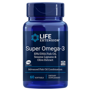 Life Extension Super Omega-3 EPA/DHA Fish Oil 60 ks, gelové tablety