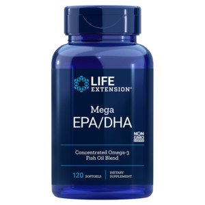 Life Extension Mega EPA/DHA 120 ks, gelové tablety
