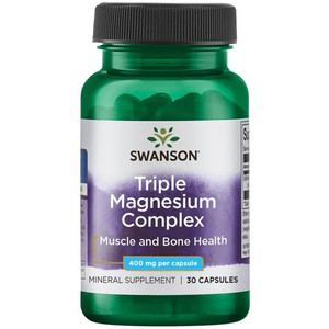Swanson Triple Magnesium Complex 30 ks, kapsle, 400 mg