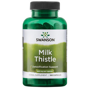 Swanson Full Spectrum Milk Thistle 100 ks, kapsle, 500 mg