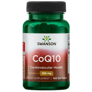 Swanson CoQ10 100 ks, gelové tablety, 100 mg