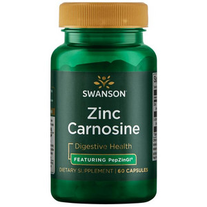 Swanson Zinc Carnosine (PepZin GI) 60 ks, kapsle
