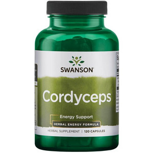 Swanson Cordyceps 120 ks, kapsle, 600 mg