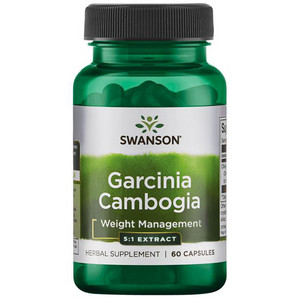 Swanson Garcinia Cambogia 5:1 Extract 60 ks, kapsle, 80 mg